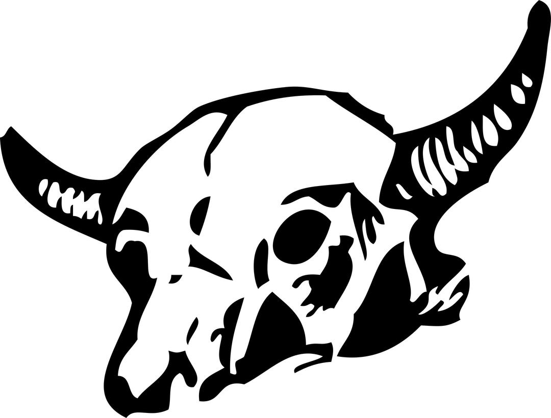 Cow skull png transparent