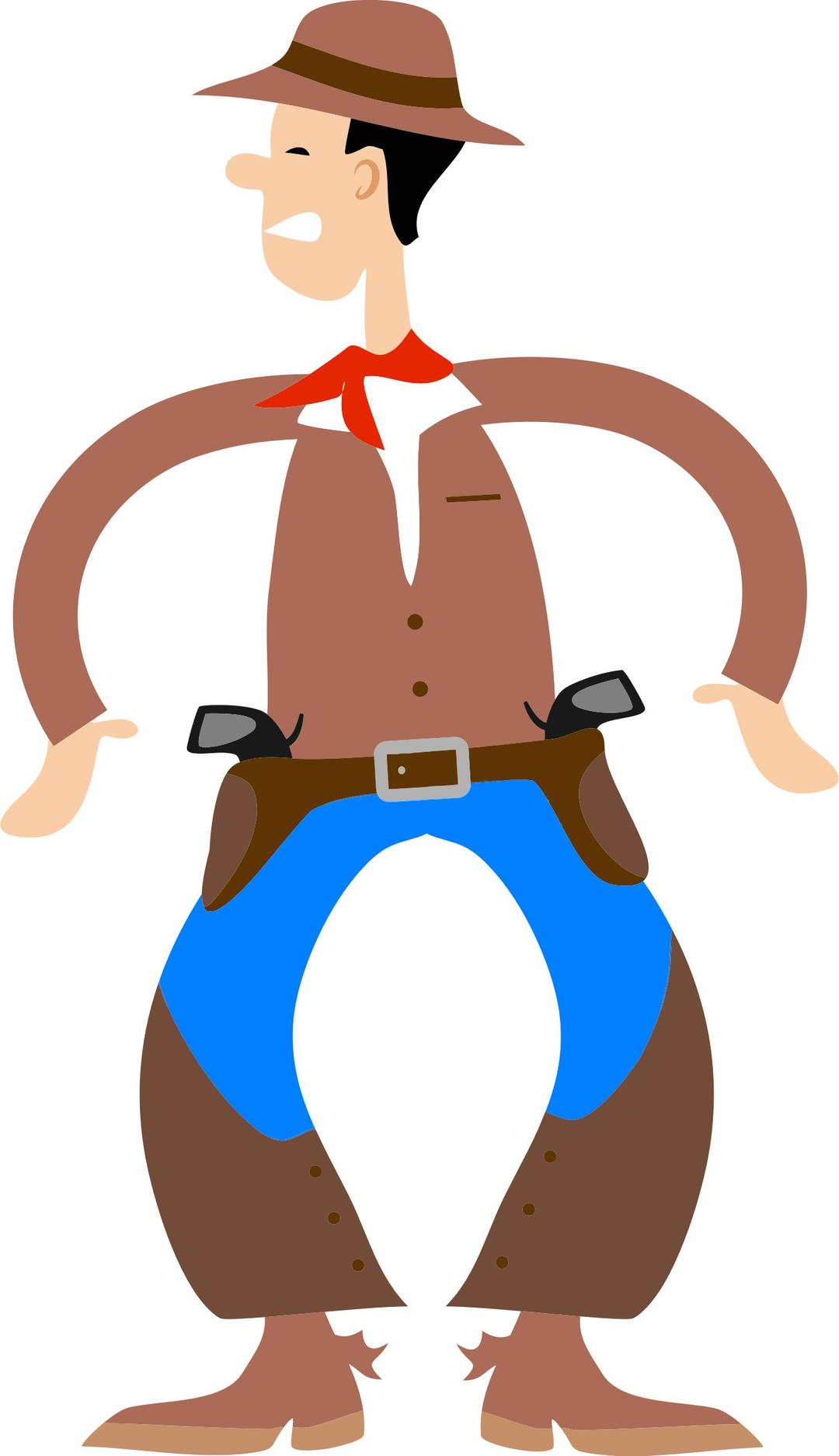 Cowboy At The Ready png transparent