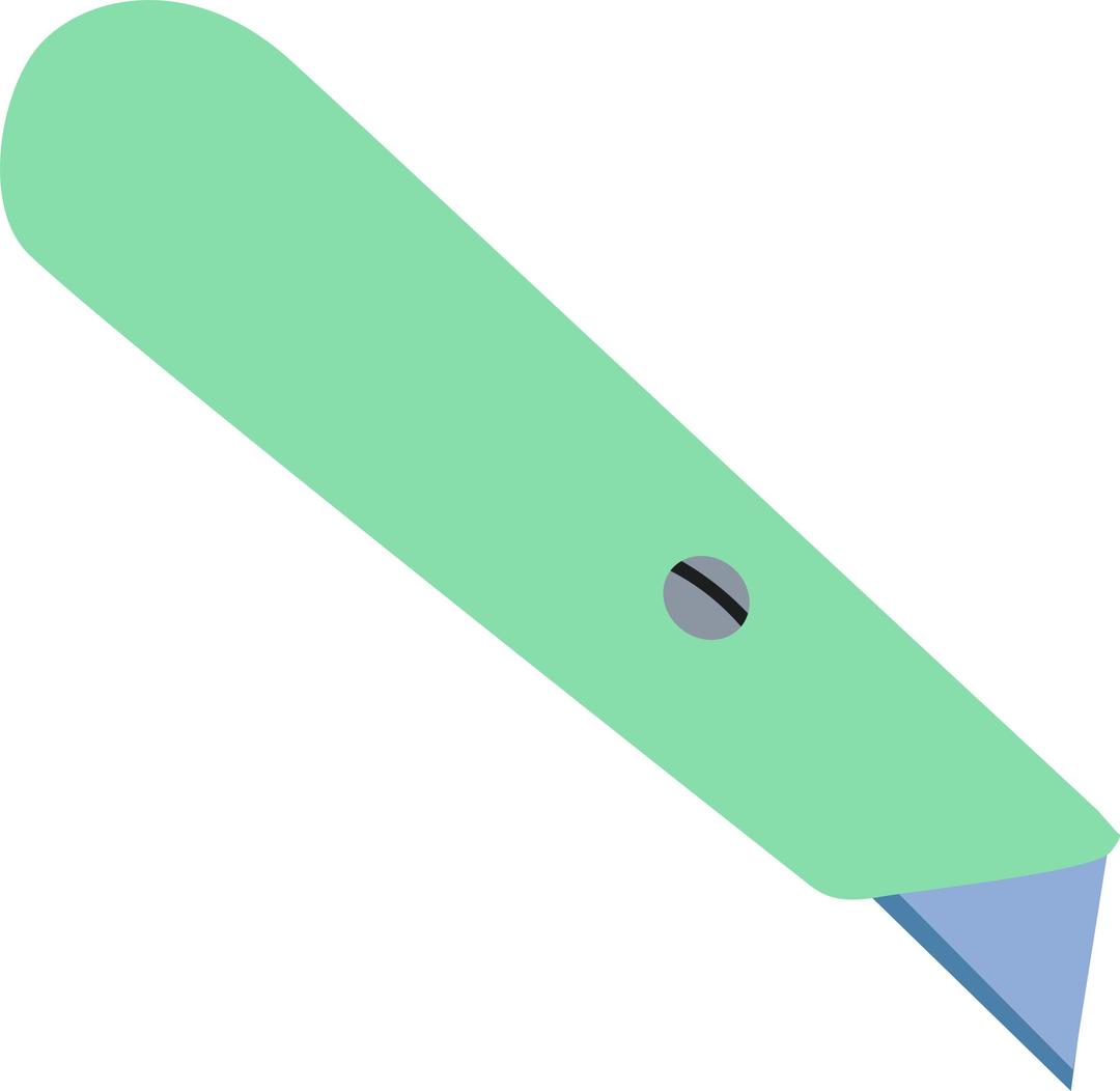 Craft knife simplified png transparent