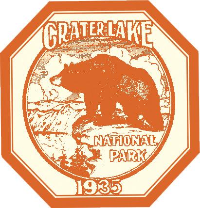 Crater Lake National Park Vintage png transparent
