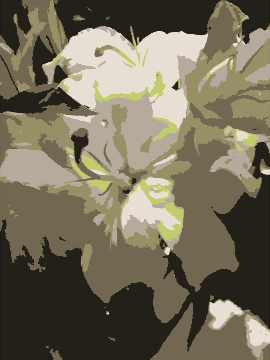 Crazy detailed aiflowers png transparent