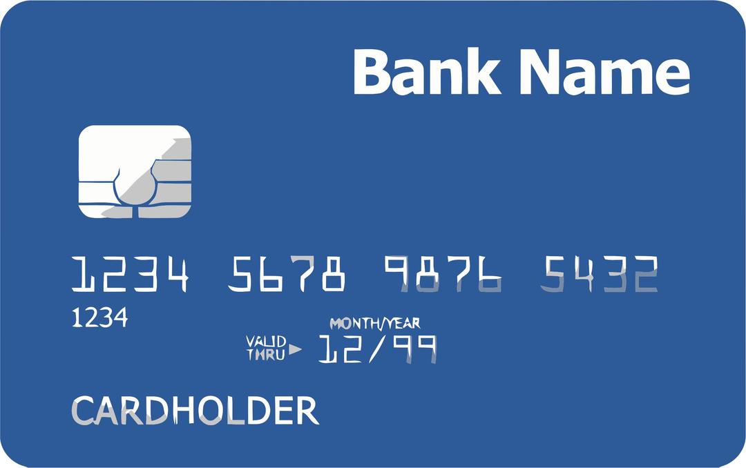 Credit Card (Front) png transparent