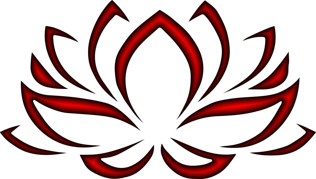 Crimson Lotus Flower png transparent