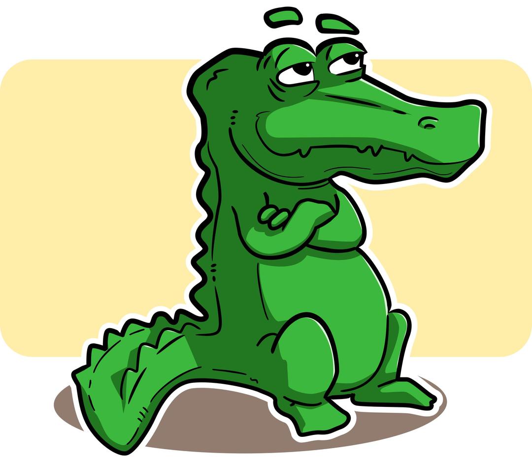 crocodile (or alligator) png transparent
