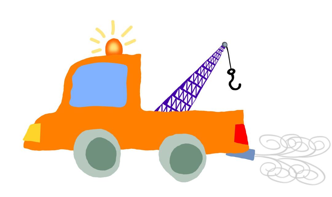 Crooked car crane 1 on its way to finally tow the weasel png transparent