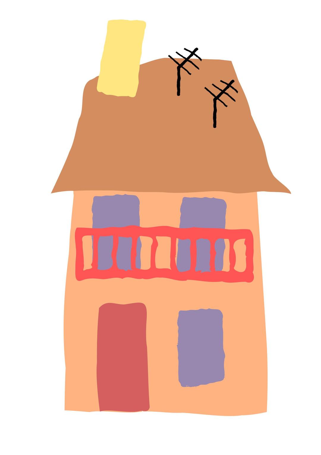 Crooked house 07 png transparent