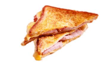 Croque Monsieur With Melted Cheese png transparent