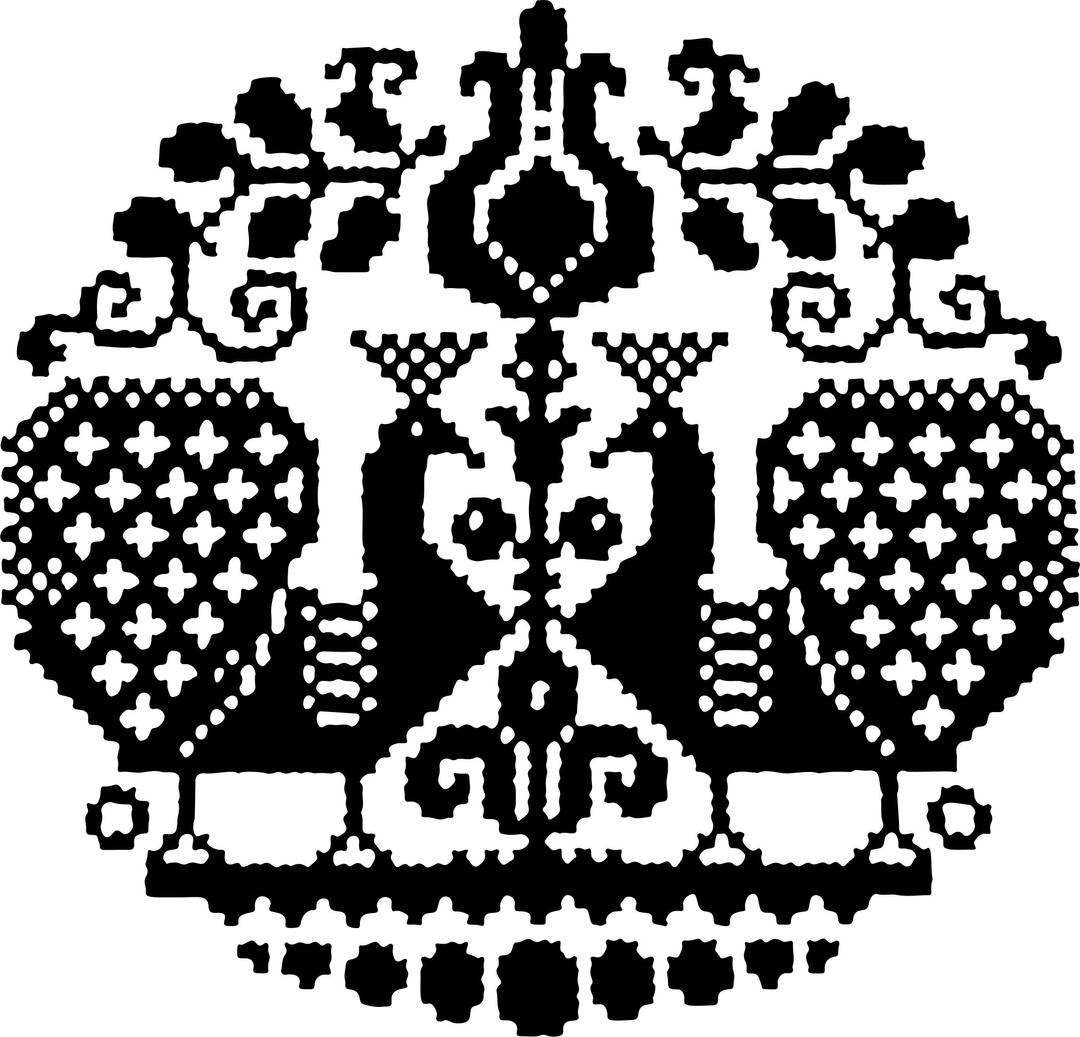 Cross Stitch Pattern Silhouette png transparent