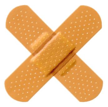 Crossed Band Aids png transparent
