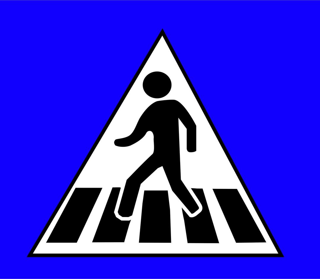 Crossing Traffic Sign png transparent