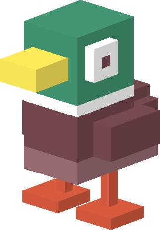 Crossy Road Duck png transparent