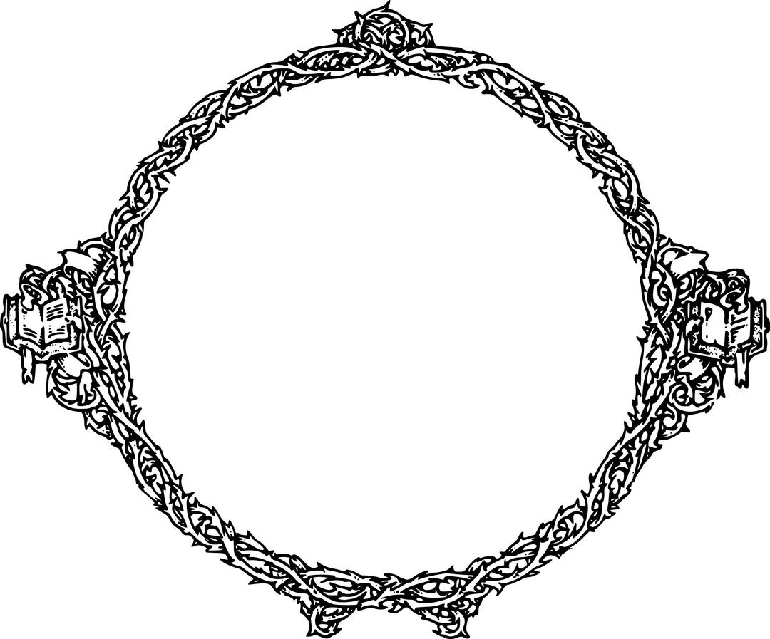 Crown of Thorns - Frame png transparent