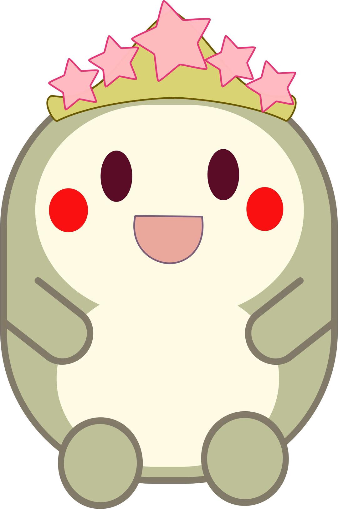 Crowned critter png transparent