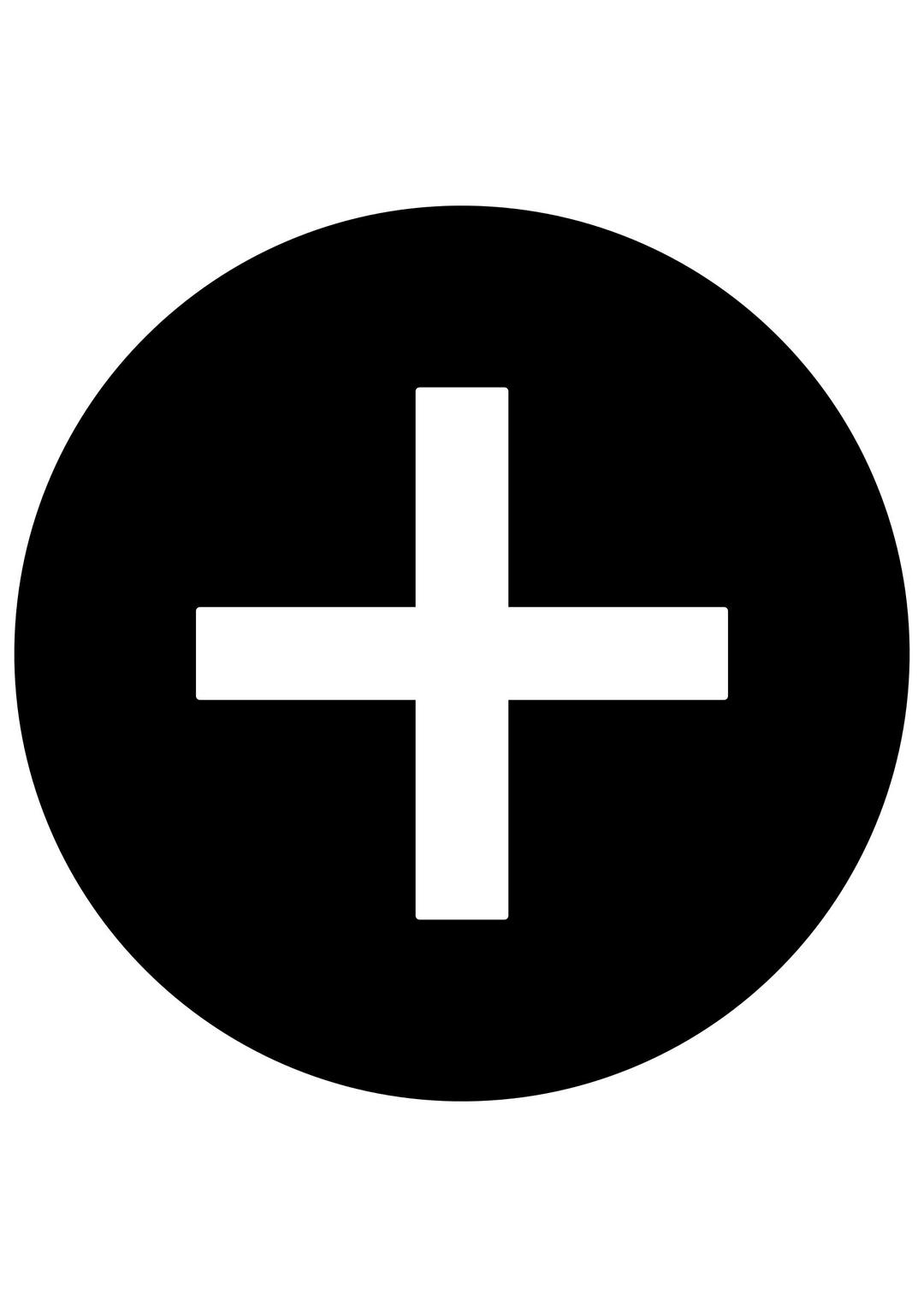 cruz (plus icon) png transparent