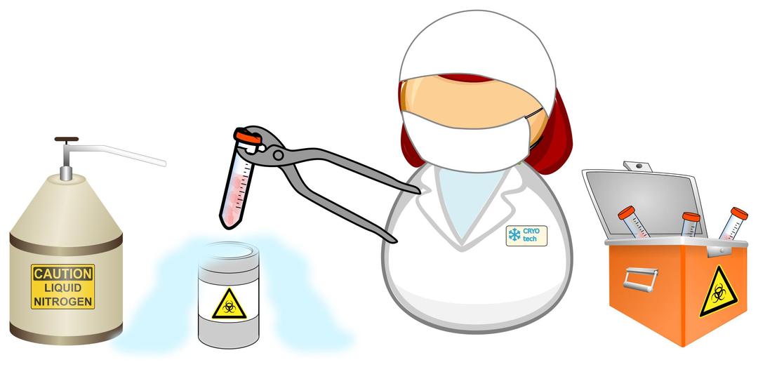 Cryogenic facility worker png transparent