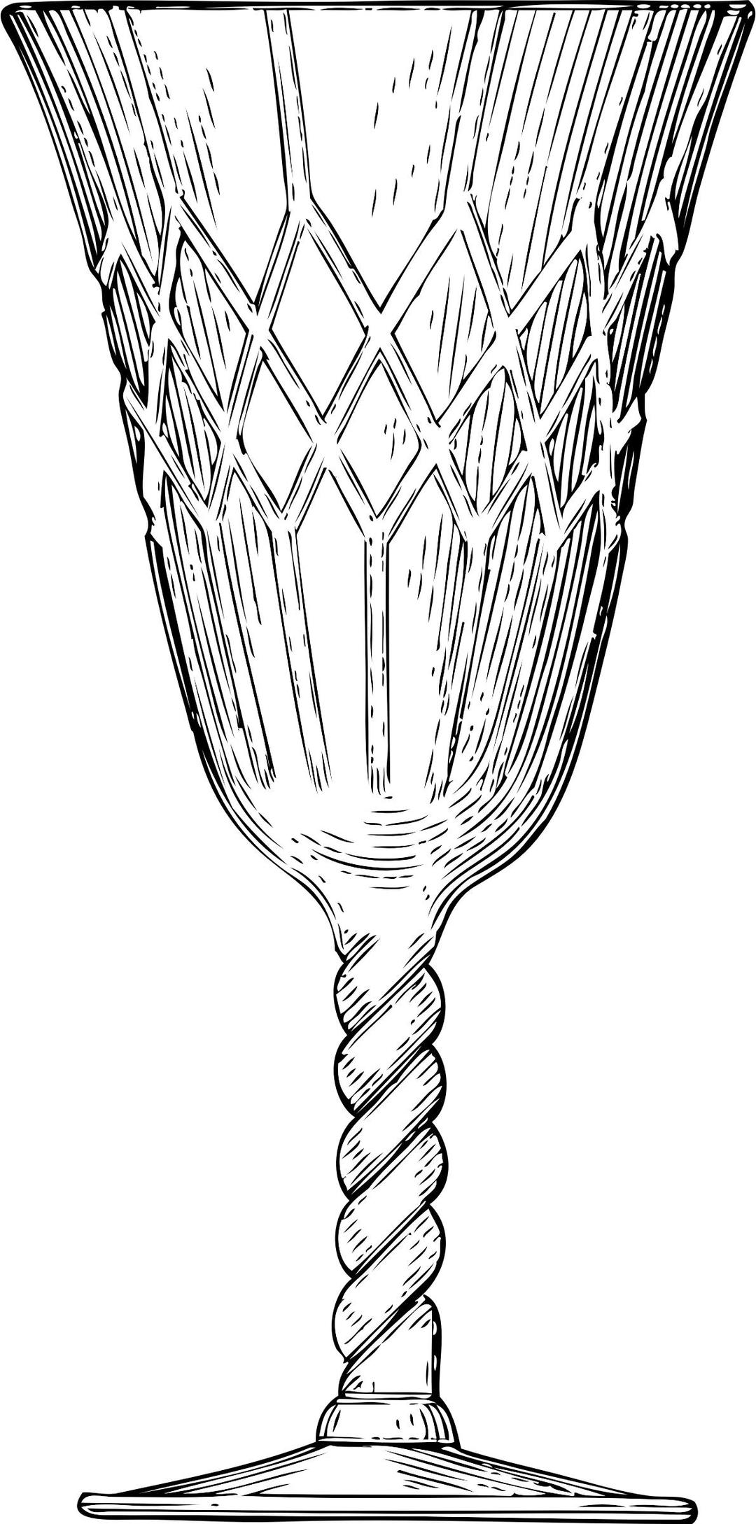 crystal goblet png transparent