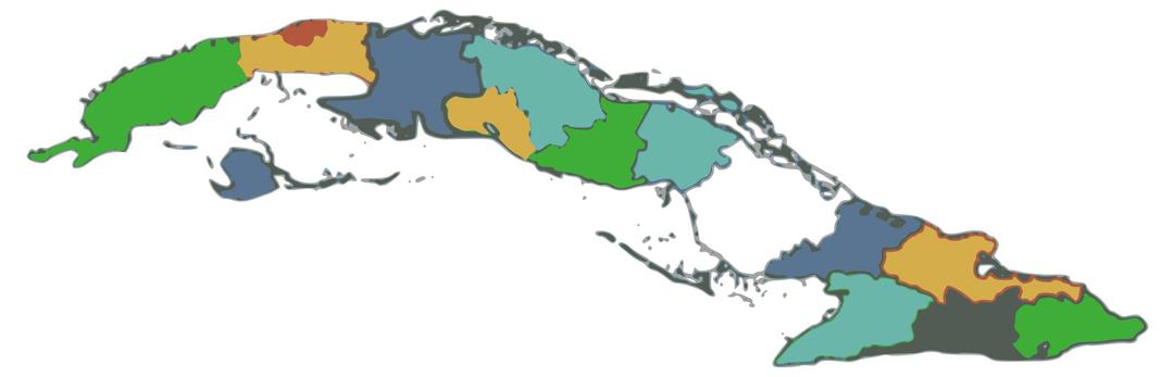 Cuba provincias png transparent