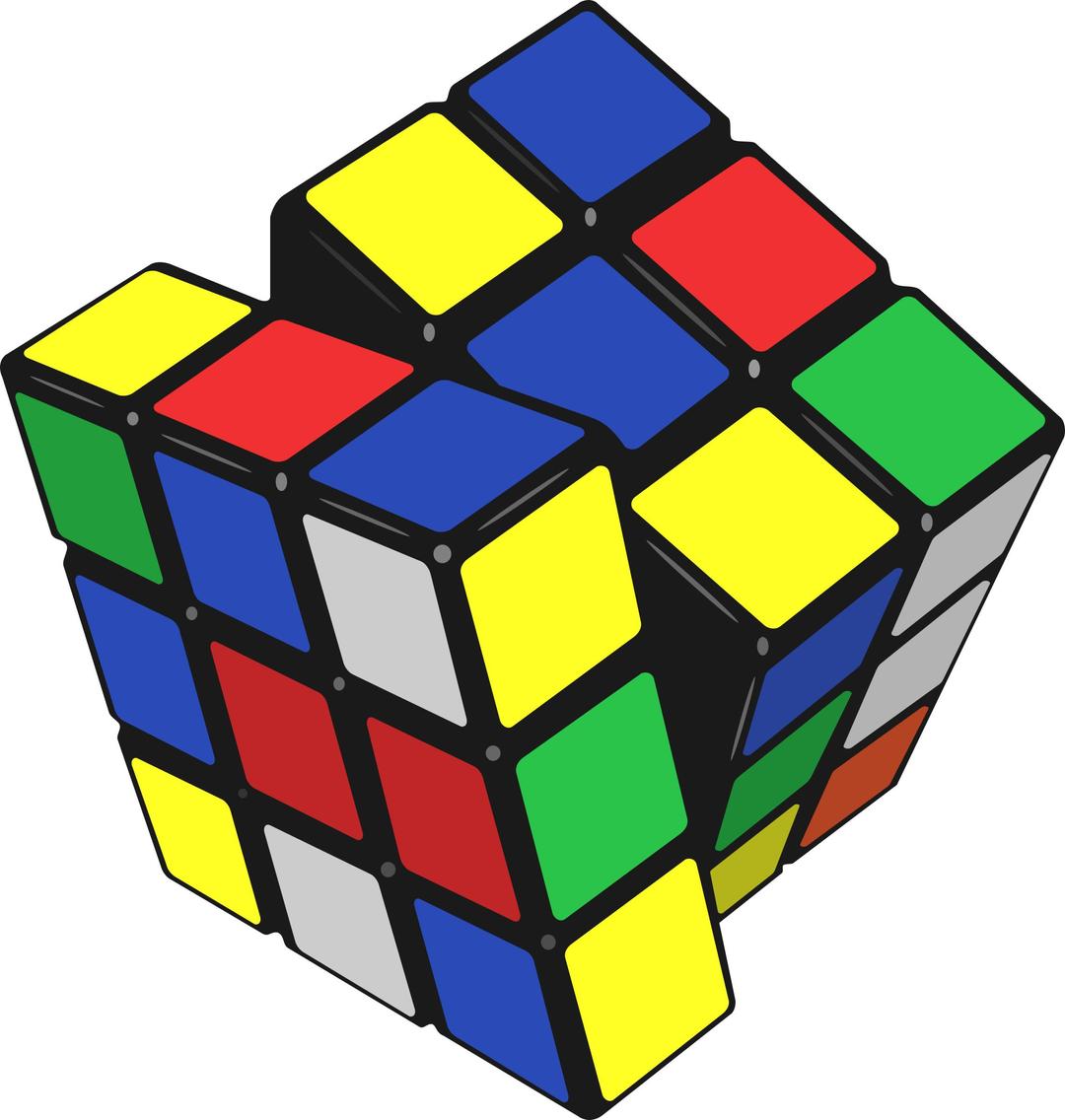 cube of Rubik png transparent