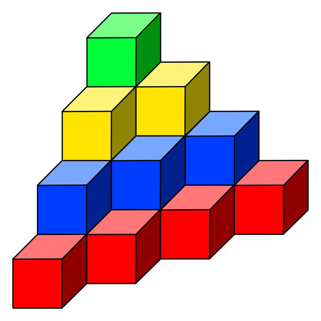cube tower 01 png transparent