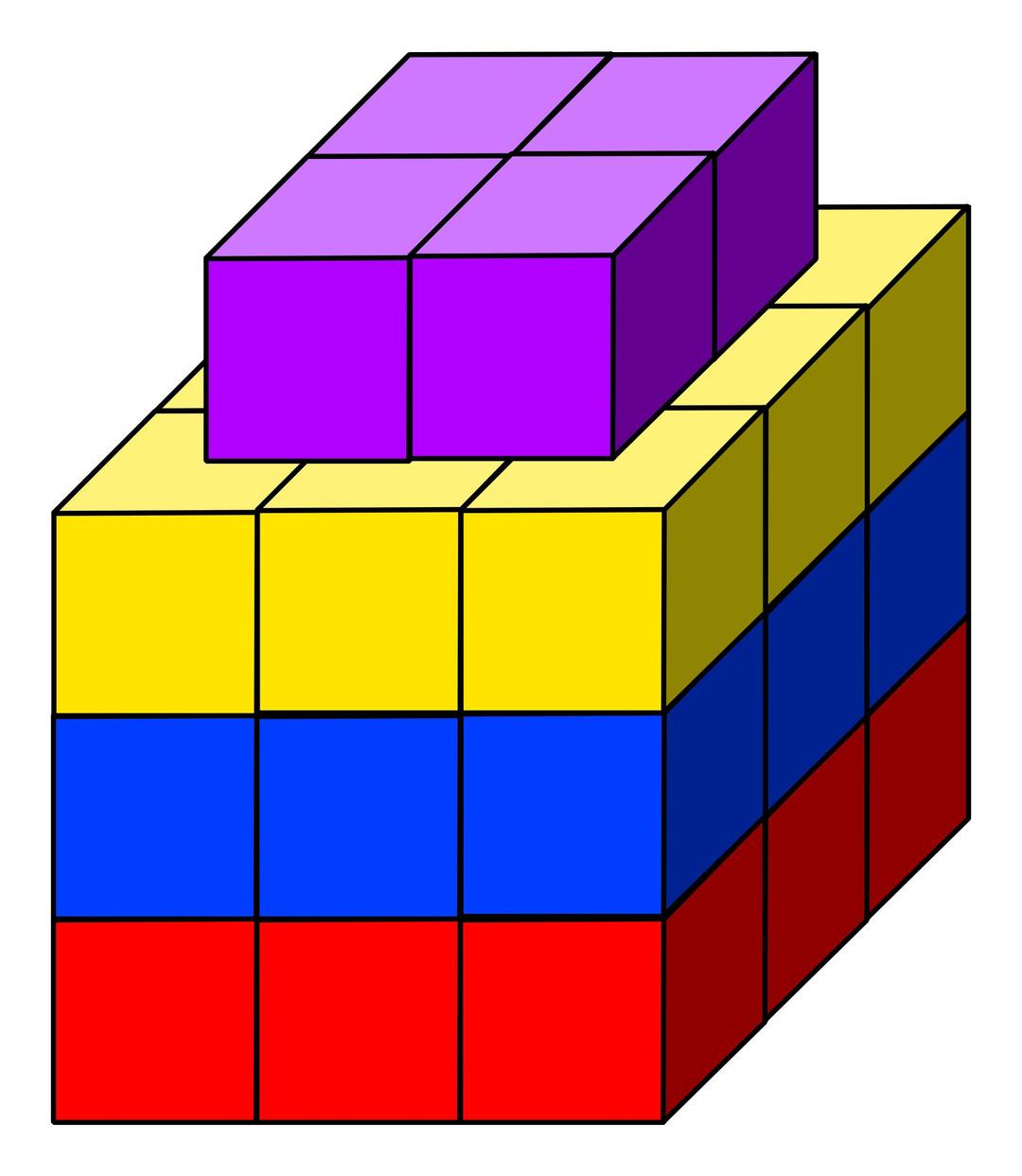 cube tower 02 png transparent