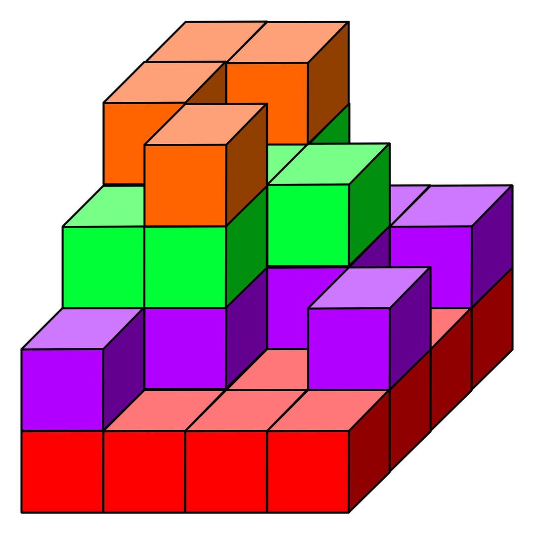 cube tower 06 png transparent
