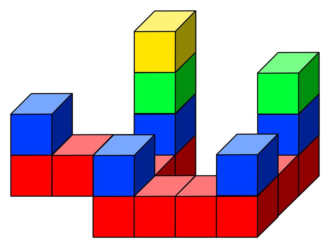 cube tower 09 png transparent
