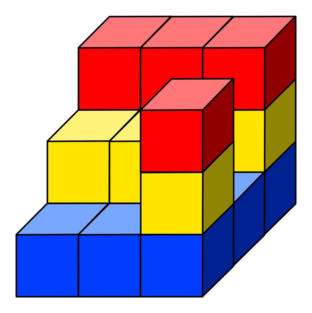 cube tower 10 png transparent