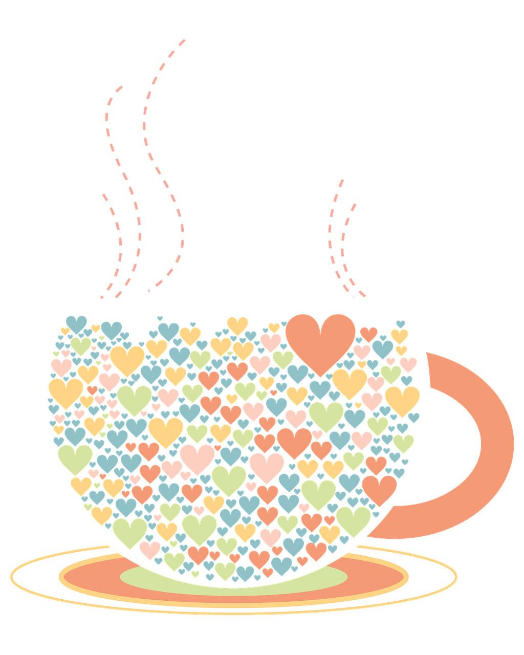 Cup Hearts Drawing png transparent
