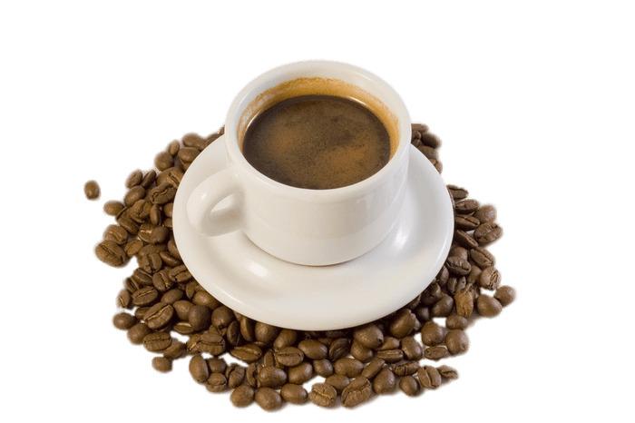 Cup Of Coffee and Beans png transparent