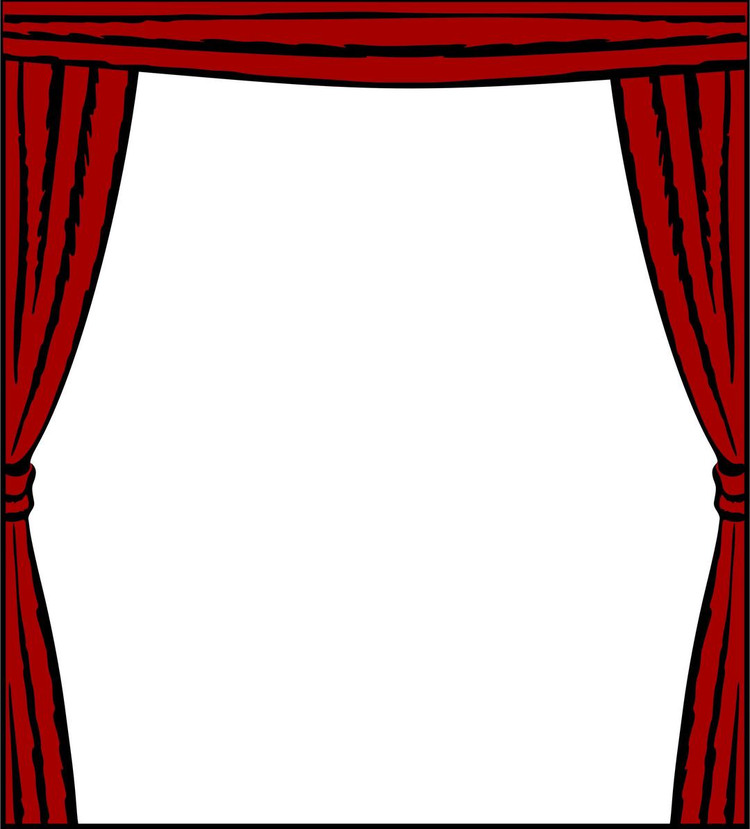 Curtain frame png transparent