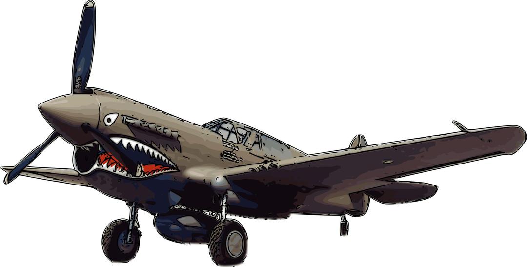 Curtiss P-40 Warhawk png transparent