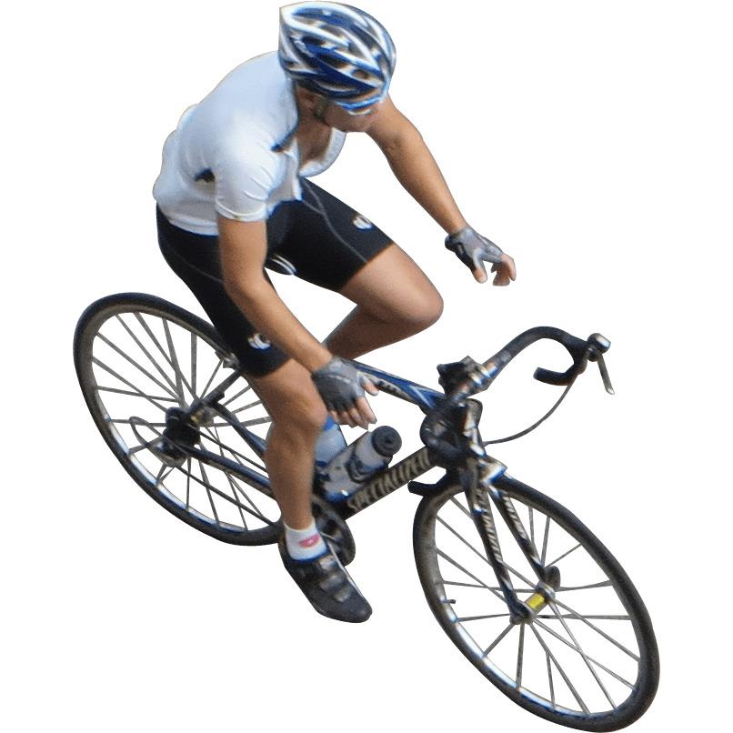 Cyclist Top View png transparent
