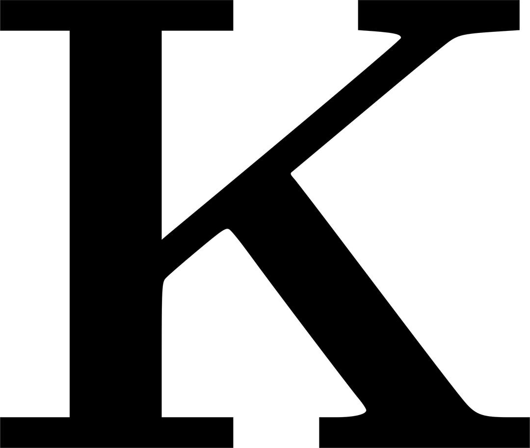 Cyrillic letter K png transparent