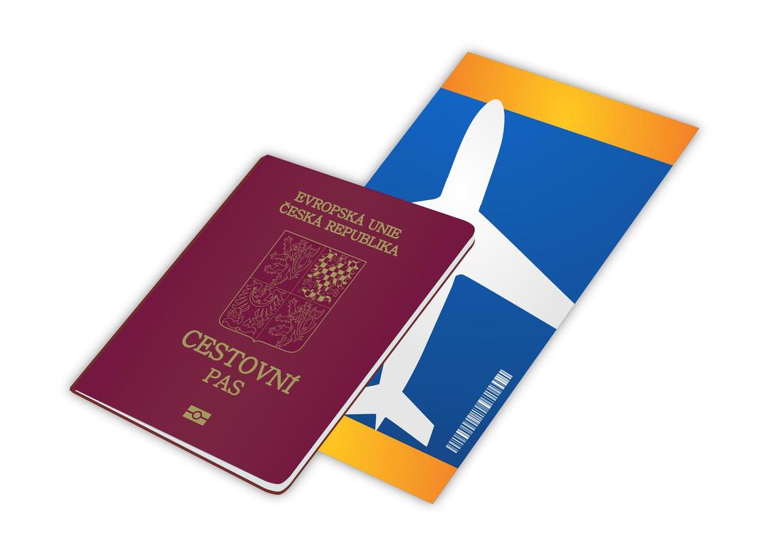 Czech passport png transparent