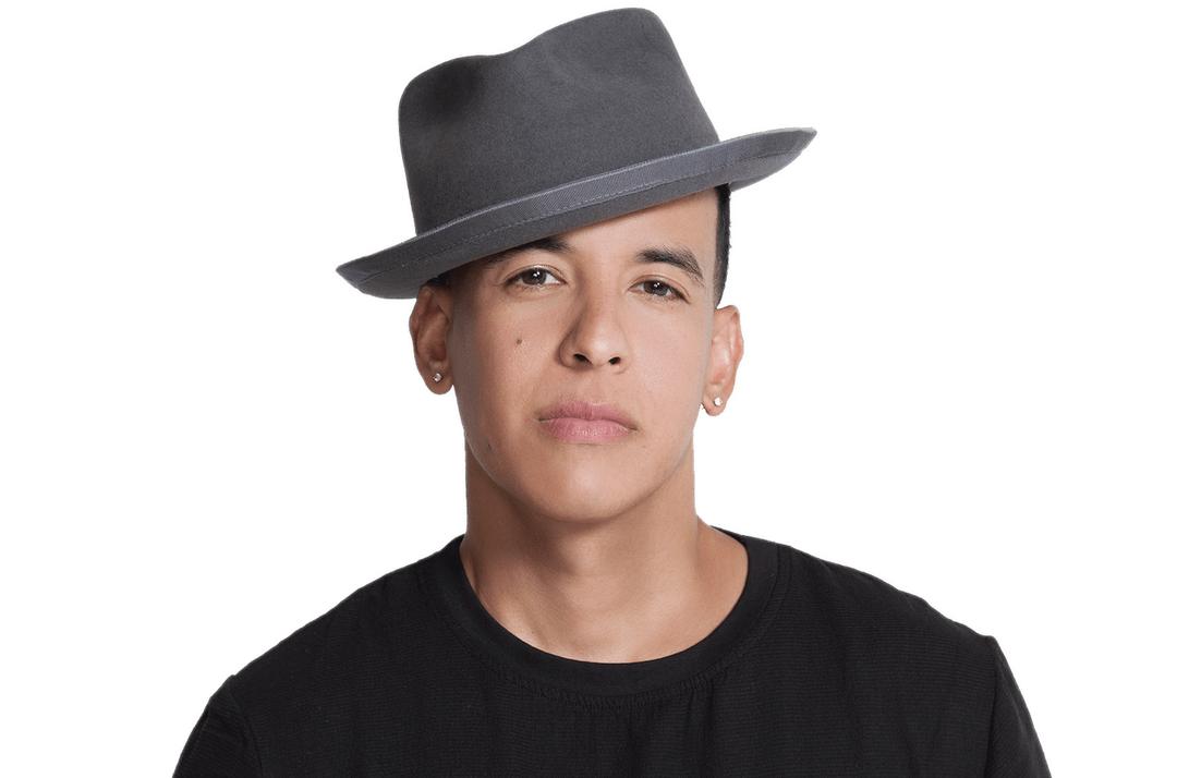 Daddy Yankee Wearing Grey Hat png transparent