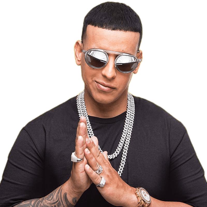 Daddy Yankee Wearing Sun Glasses png transparent