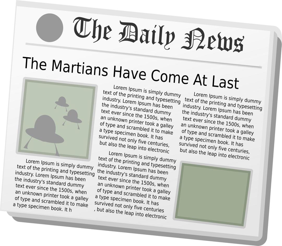 Daily News, Aliens png transparent