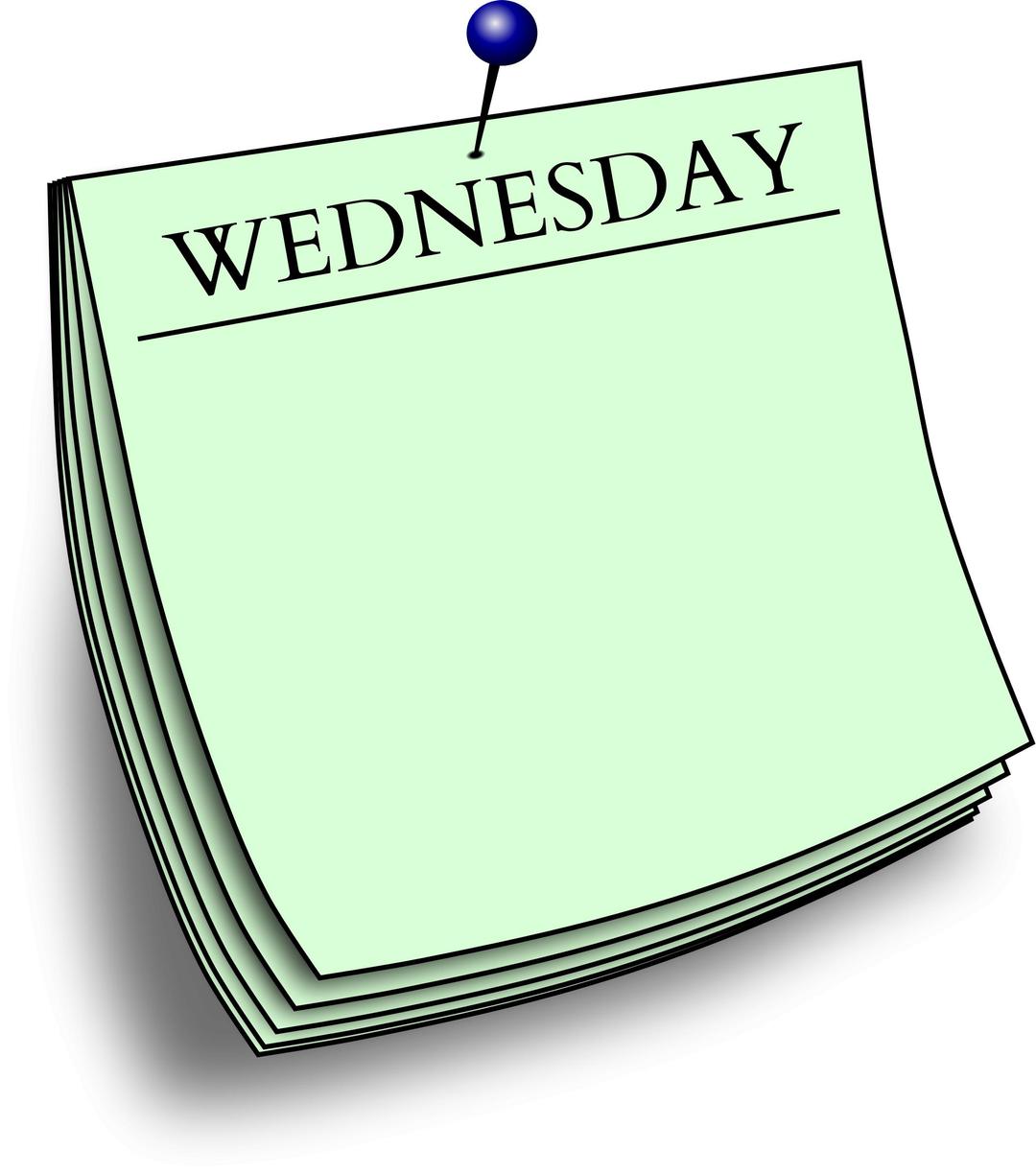 Daily note - Wednesday png transparent