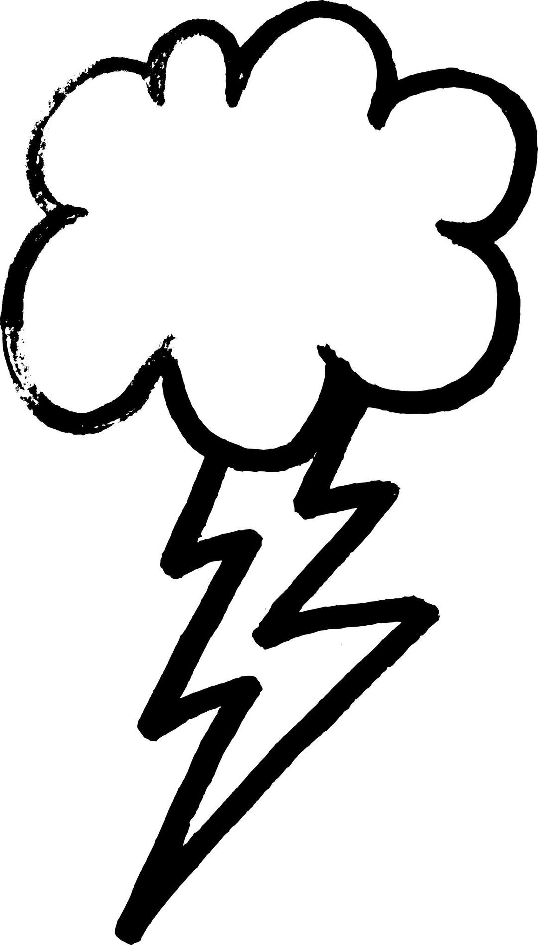 Daily Sketch: Thunder and Lightning png transparent