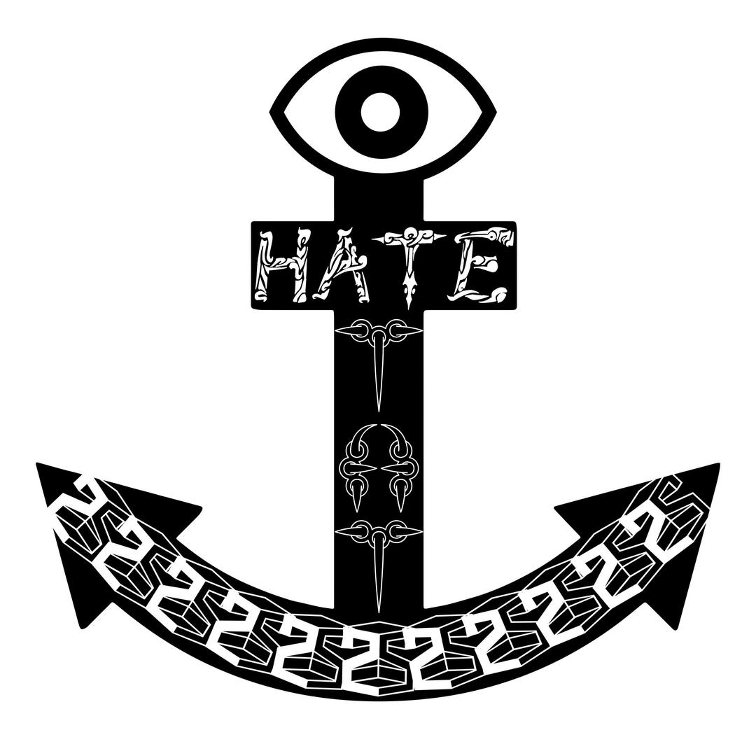 DailySketch Tattoo : Eye Hate Tat 2's Variation 3 png transparent