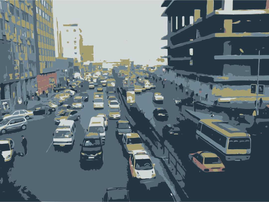 Damascus Traffic Before War png transparent