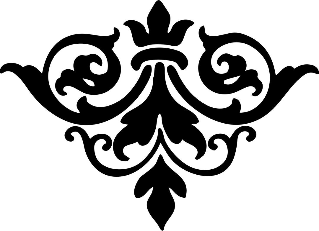Damask Silhouette png transparent