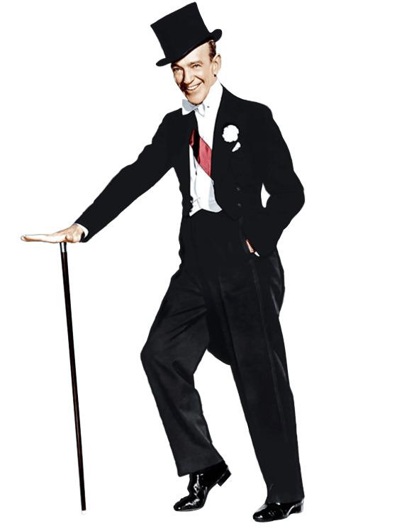 Dancer Fred Astaire Sideview png transparent