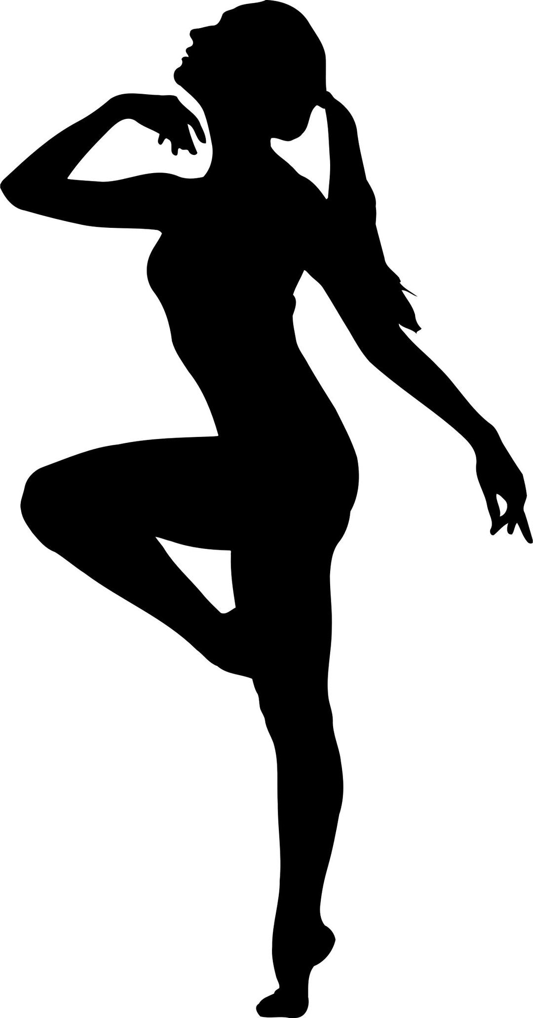 Dancer silhouette 4 png transparent