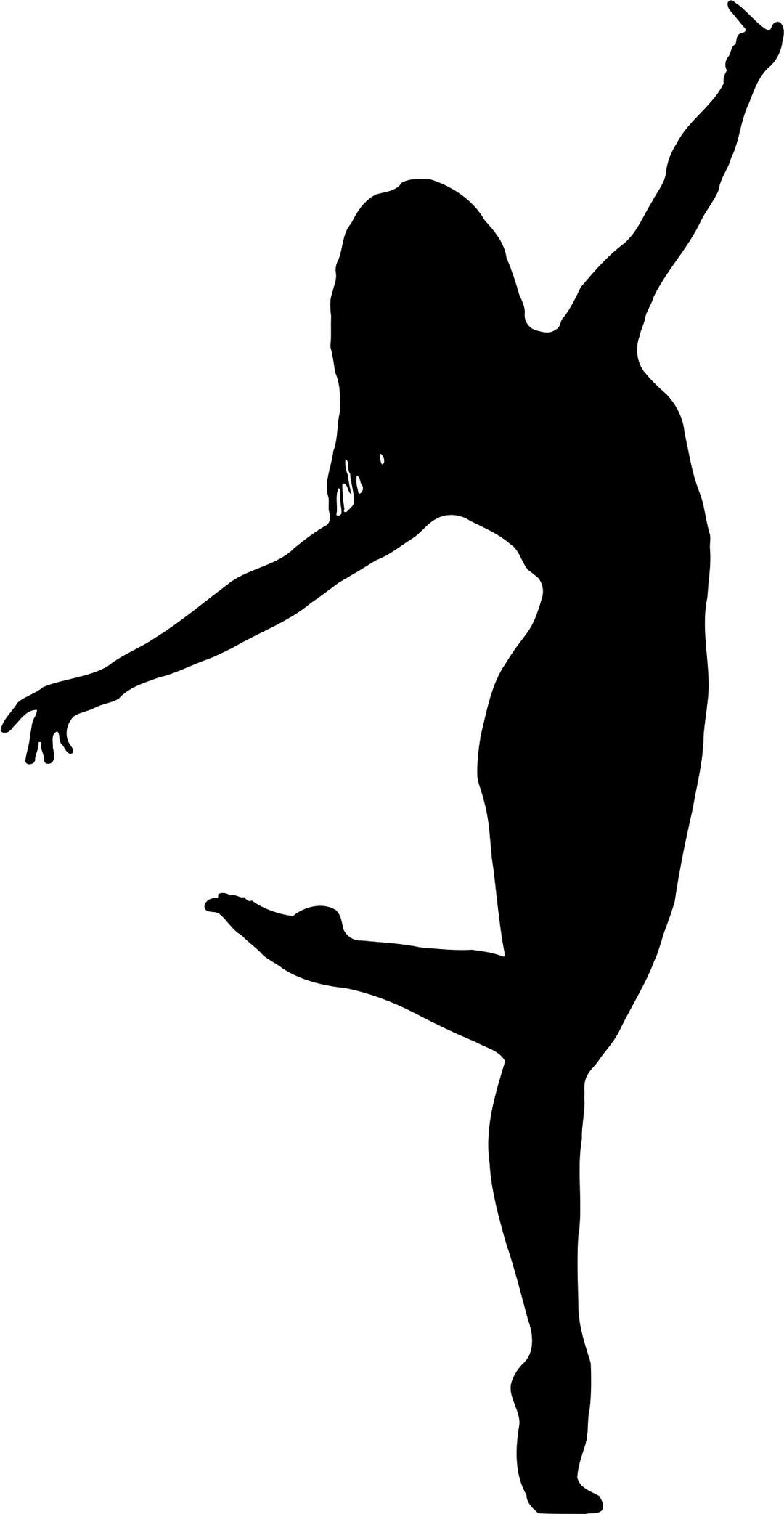 Dancer silhouette 6 png transparent