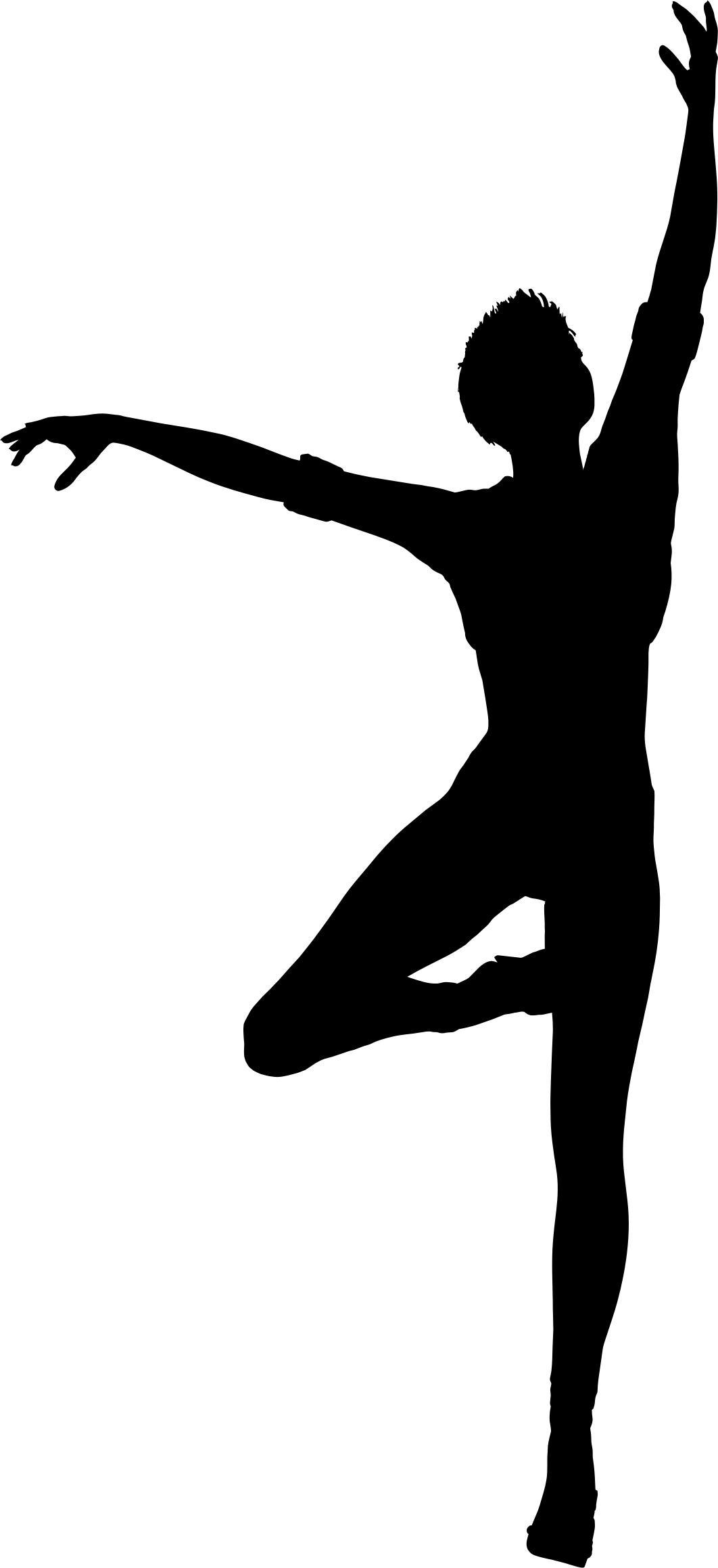 Dancing Woman Silhouette png transparent
