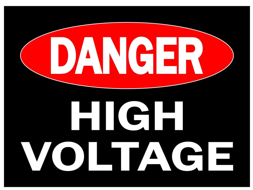 Danger - High Voltage png transparent