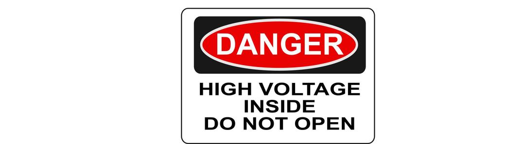 Danger - High Voltage Inside Do Not Open png transparent