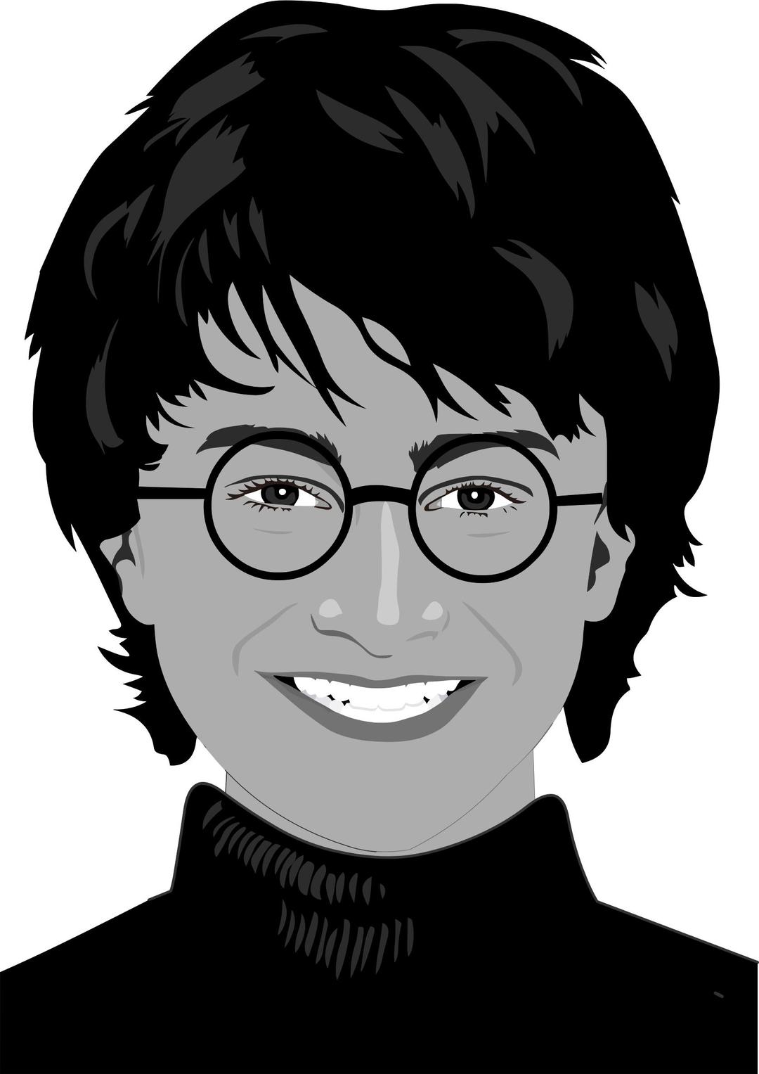 Daniel Radcliffe Portrait png transparent