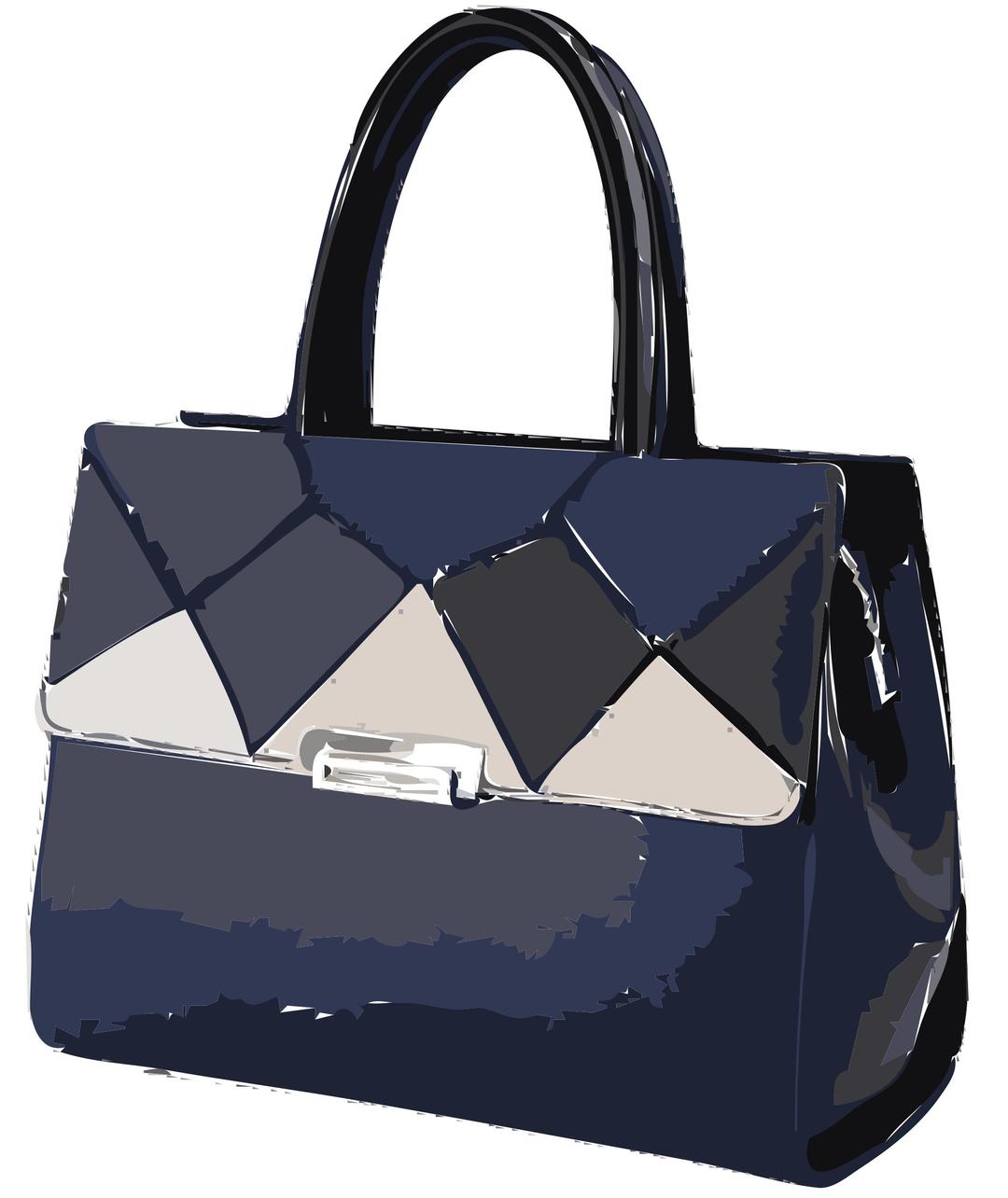Dark Blue Leather Purse without Logo png transparent